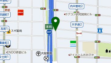 グリルレストラン ブルーキッチン堺筋本町店の地図画像