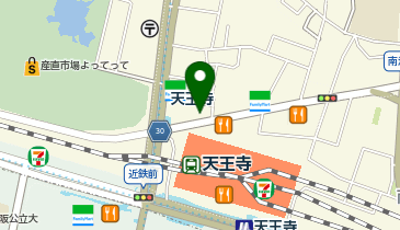 ゼッテリア 天王寺駅北口店の地図画像