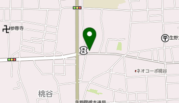 タイ料理 チューンジャイの地図画像