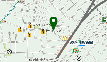 ティショップはらの地図画像