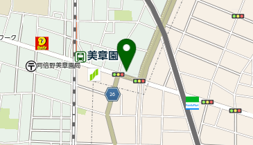 ピザハットあべの美章園店の地図画像