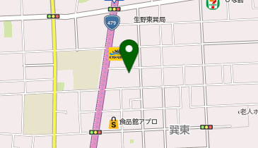 ピザーラ生野店 ビバ・パエリア生野店の地図画像