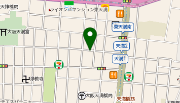 レストラン 天満の地図画像