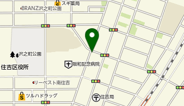 上方うどんそば 布の地図画像