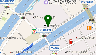 中之島 レストランの地図画像