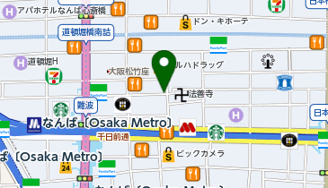串かつ だるまの地図画像