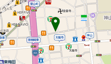 串かつジェットの地図画像