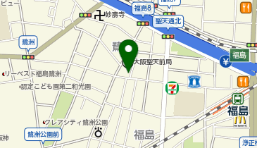 串かつ場ぁ 聖天堂の地図画像