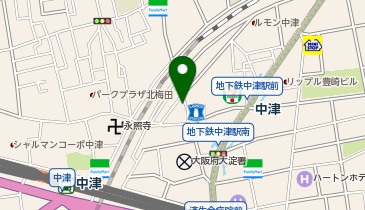 串かつ場ぁ聖天堂の地図画像