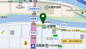 僕とうどんとカツオだしの地図画像