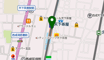 印度のルー 天下茶屋の地図画像