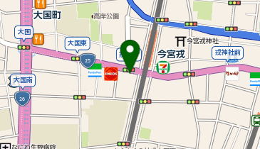 台灣食堂の地図画像