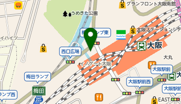 堂山食堂の地図画像