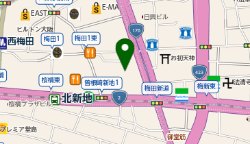 堂山食堂 大阪駅前第3ビルB1店の地図画像