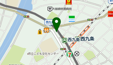 板前焼肉一笑 西九条の地図画像