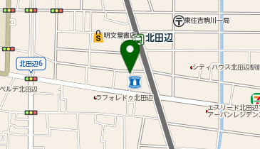 池田屋珈琲(北田辺店)の地図画像