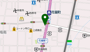 炭火焼肉七輪の地図画像