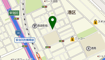 食堂ナミヨケの地図画像