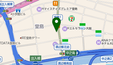 Craft Burger co. 堂島の地図画像