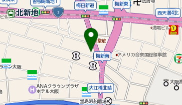 HOLLAND VILLAGE PRIVATE CAFE OSAKAの地図画像