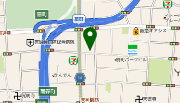 THE MUNCHIES BURGER WORKS.の地図画像