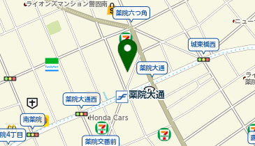 12席食堂 flatの地図画像
