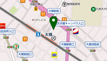 NIWA FUKUOKAの地図画像