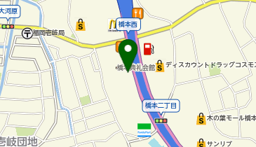 とんかつきんのつる橋本店の地図画像