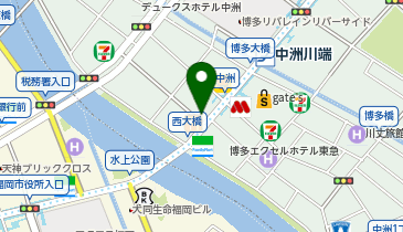 串カツ田中 中洲川端店の地図画像