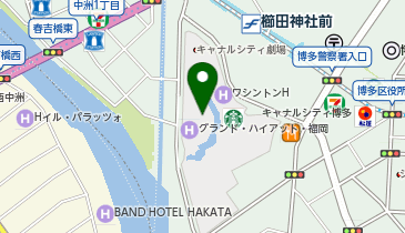 鰻のエイト キャナルシティ博多店の地図画像