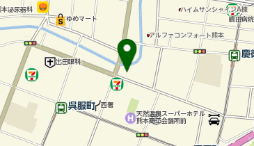 カレーと牛ごはん 8点9 熊本店の地図画像