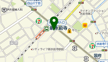 コーヒースタンドの地図画像
