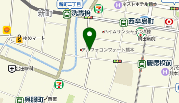 酔虎ラーメンの地図画像