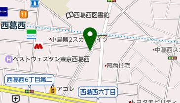 葛西親水四季の道の地図画像
