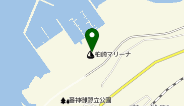 かしわざき海の駅(新潟県柏崎マリーナ)の地図画像