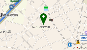 池袋第二公園の地図画像