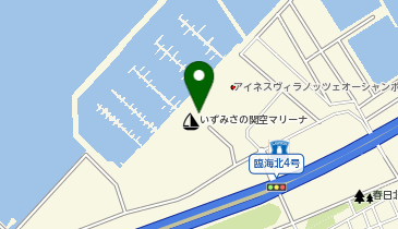 いずみさの関空海の駅(いずみさの関空マリーナ)の地図画像