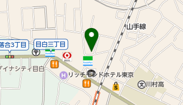 目白三丁目児童遊園の地図画像