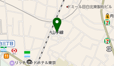 目白二丁目仮児童遊園の地図画像