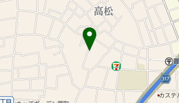 要町一丁目広場仮児童遊園の地図画像