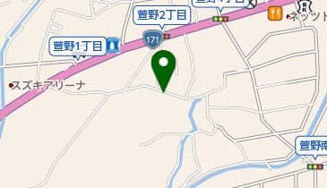 萱野三平記念館の地図画像