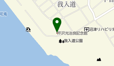 芹沢光治良記念館の地図画像
