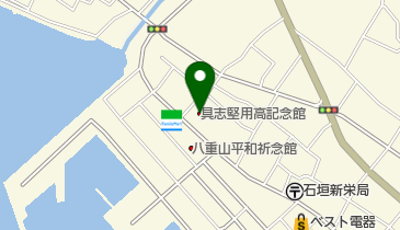 具志堅用高記念館の地図画像