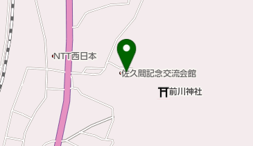 佐久間記念交流会館の地図画像