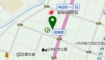 山本五十六記念館の地図画像