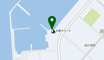 なかつこう海の駅の地図画像