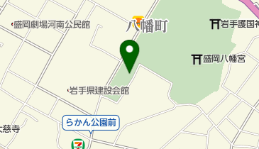 盛岡山車資料館の地図画像