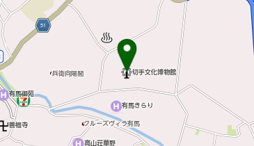 切手文化博物館の地図画像