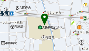 田辺聖子文学館の地図画像