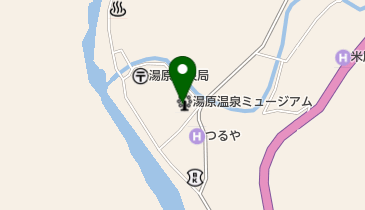 湯原温泉民俗資料館の地図画像